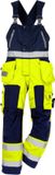 Fristads Hi Vis Amerikaanse Overall Klasse 2 1014 Plu - Hi-Vis geel/marineblauw - C48