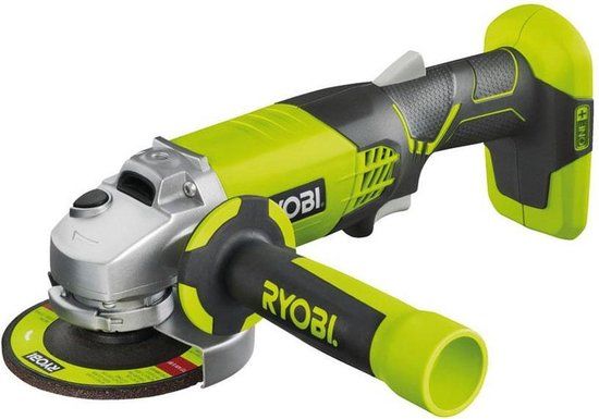 Ryobi R18AG-0 ONE+ Haakse Slijpmachine - 18V - 115mm - Zonder Accu's