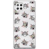 ERT GROUP Samsung A42 5G hoes origineel en officieel gelicentieerd Tom and Jerry motief 007 perfect aangepast aan de vorm van de mobiele telefoon, gedeeltelijk transparant
