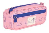 MILAN Rechthoekig etui met 2 ritssluitingen, 460 sinds 1918, roze