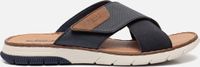 Rieker Slippers blauw Synthetisch - Maat 42
