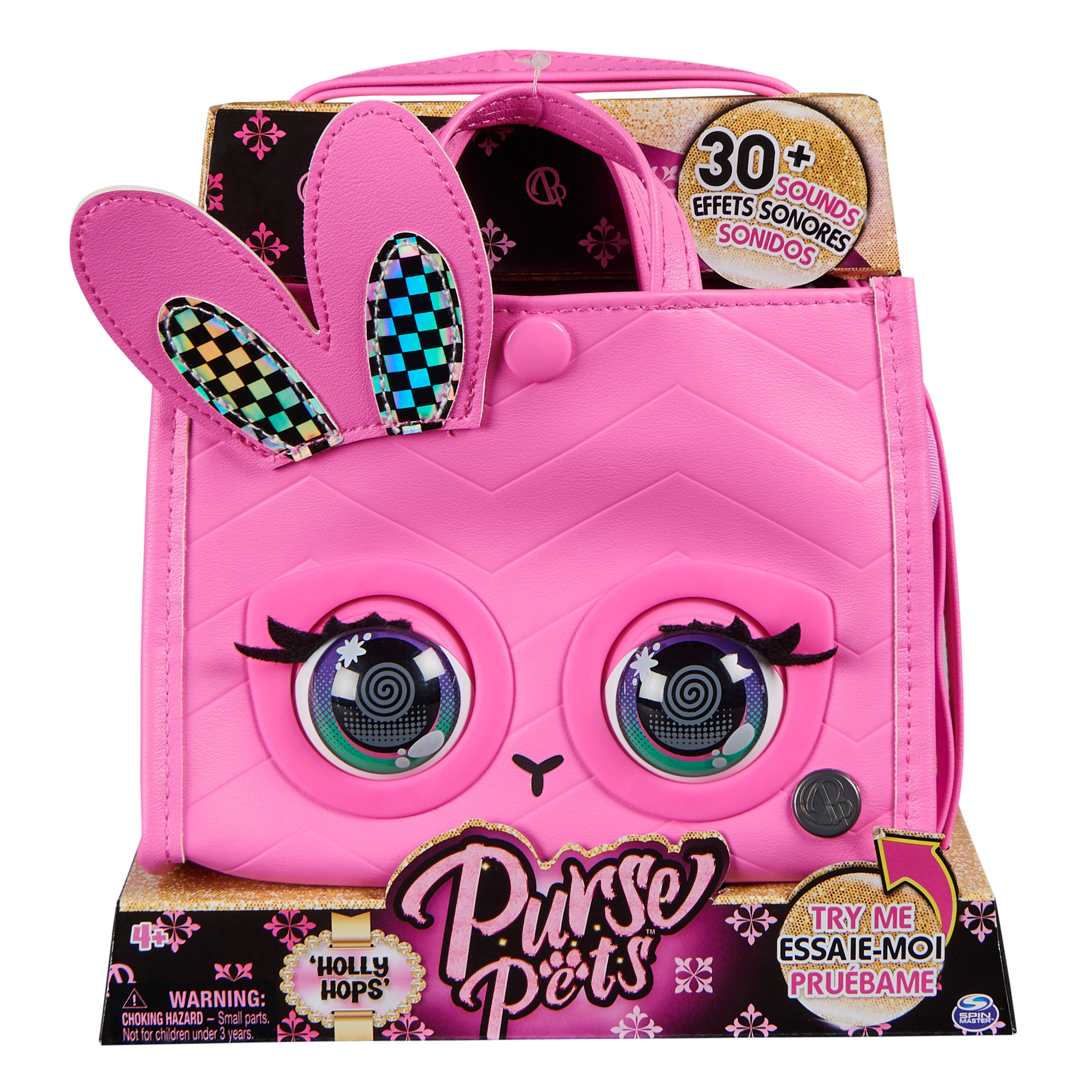 Spin Master Purse Pets  Purse Pets - Tote Bag - Bunny - Interactieve Tas &amp; Knuffel met meer dan 30 geluiden en lichteffecten