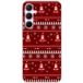 Samsung Galaxy A55 5G Bedrukt siliconen hoesje pull de noel santa