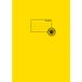 175 Exercise book cover A4 yellow 100% wastepaper