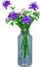 Bela Arte Bloemenvaas Milan - Transparant Blauw Glas - 15 x 35 cm