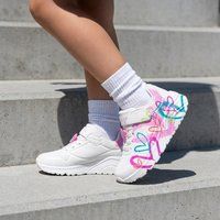 Skechers Skechers Uno Lite Graffiti Hearts wit Synthetisch