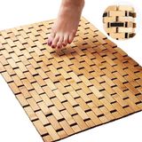Severno Home - Badkamermat - Bamboe - 80x50 cm - Antislip