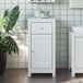 BERG Exclusive bathroom cabinet, white, solid pine wood, dimensions: 40 x 34 x 80 cm