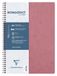Clairefontaine 781426C Collectie Nomaddict (ex Age Bag) Schrift met Spiraalbinding Oudroze - A4 21x29,7 cm - 100 Pagina's Kleine Ruitjes - Wit Papier 90 g - Omslag Glanskarton met Lederkorrel
