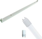 BES LED LED TL Armatuur met T8 Buis - 150cm - 22W - Natuurlijk Wit 4200K - Wit