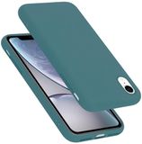 Cadorabo Hoesje geschikt voor Apple iPhone XR in LIQUID GROEN