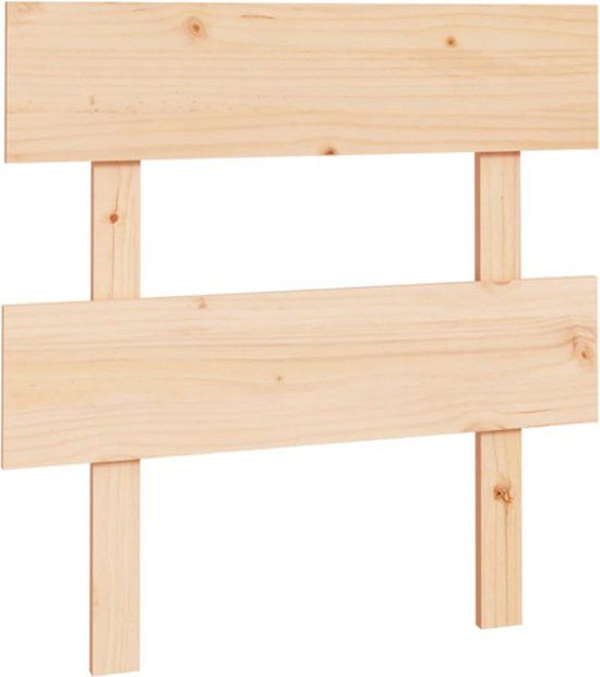 vidaXL Hoofdbord 93,5x3x81 cm Massief Grenenhout