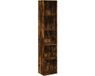 vidaXL Boekenkast 40x30x189 cm bewerkt hout gerookt eikenkleurig