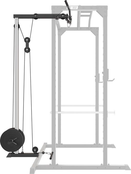 VirtuFit PR100 Lat Attachment - Pulley Station - Black