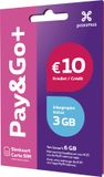 Proximus Pay&Go+ SIMkaart 10€ België