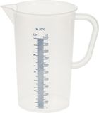 VITLAB Maatbeker 1000ml Kunststof Vaatwasserbestendig Magnetronbestendig Hittebestendig Inclusief Schenktuit