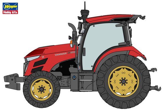 Hasegawa Modelbouwpakket Landbouwvoertuigen - 66108 Yanmar Tractor YT5113A - Robot Tractor Plastic - 1:35 - Modelbouw