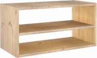 Astigarraga Dressoir - Open houten kast met plank - Bijzettafel van PEFC grenen - 71x36cm