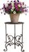 Merkloos Relaxdays Plantenstandaard buiten - 49,5xØ27,5 cm - bruin
