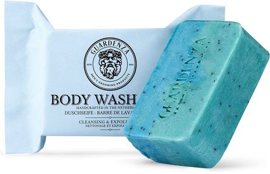 Guardenza Body Wash Bar - Scrub - 100% Plasticvrij en Natuurlijk - 125g