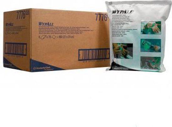 Wypall 7776 Wypall handreinigingsdoek geimpregneerd groen