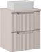 Nova Meuble de salle de bain 50 cm cachemire beige avec lavabo Gaja