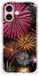B2Ctelecom Back Cover voor iPhone 16 Anti Shock Bumper Case Vuurwerk
