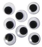 Rayher hobby materialen Rayher hobby Wiebel oogjes van dia 20 mm - 24x stuks