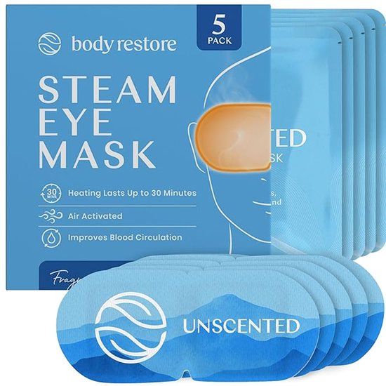 Body Restore Stoom Oogmasker Unscented 5-Pack