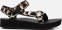 Teva W Midform Universal - Dames Sandalen - Zwart/Bruin - Maat 36
