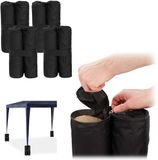 Merkloos Partytent gewichten - set van 4 - Kleur Zwart