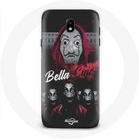 Maniacase Hoesje voor Samsung Galaxy J3 2017 la casa de papel bella ciao logo