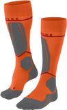 FALKE SK4 met compressie wol functioneel materiaal compressie skisokken heren oranje - maat 44-45
