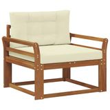vidaXL - Buiten - Midden - Sofa - Naturel