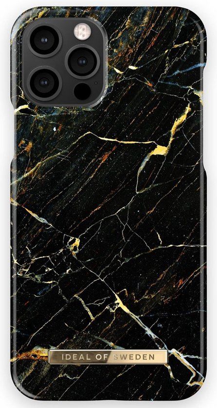 iDeal of Sweden Fashion Backcover Port Laurent Marble Geschikt voor Apple iPhone 12 / 12 Pro