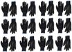 12 Ajs Workwear Ltd 12 of 24 Paar Werkhandschoenen van Nylon met PU-coating, Zwart