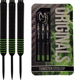XQmax Darts XQ Max - Michael van Gerwen Black-Green Originals - 23 gram - 90% tungsten - Dartpijlen