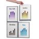 PaperFlow 4066X4.35 planbord Glas, Polystyreen Zilver 237x322x23mm