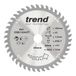 Trend Wood CSB/16842T Accu-cirkelzaagblad, diameter 168 mm, 20 mm boring, 42 tanden, 1,8 mm snijvoeg, +10° haak, TCT, fijn oppervlak