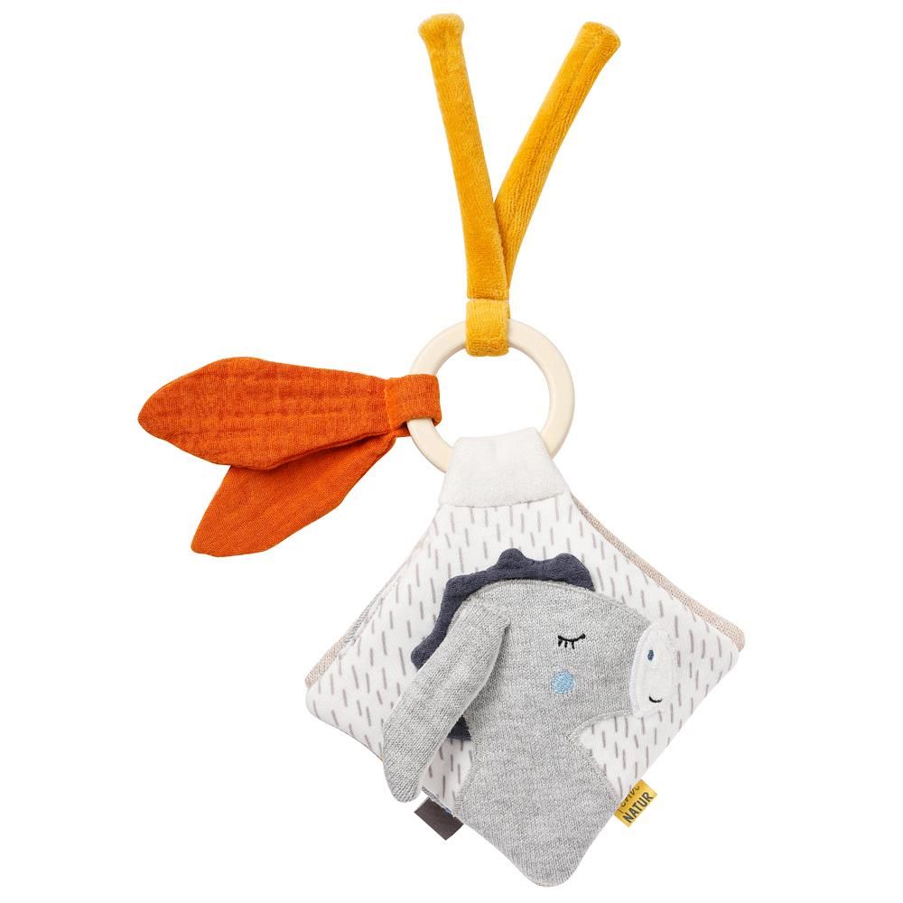 Fehn Soft book donkey & teddy NATUR - 20 cm - Meerkleurig
