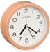 Giftdecor Wekker/alarmklok Good Morning - oranje - kunststof - dia 12 cm - staand - rond - batterij voeding
