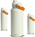 Unyqoos Bouteille d'eau en acier inoxydable, 1000 ml, blanc
