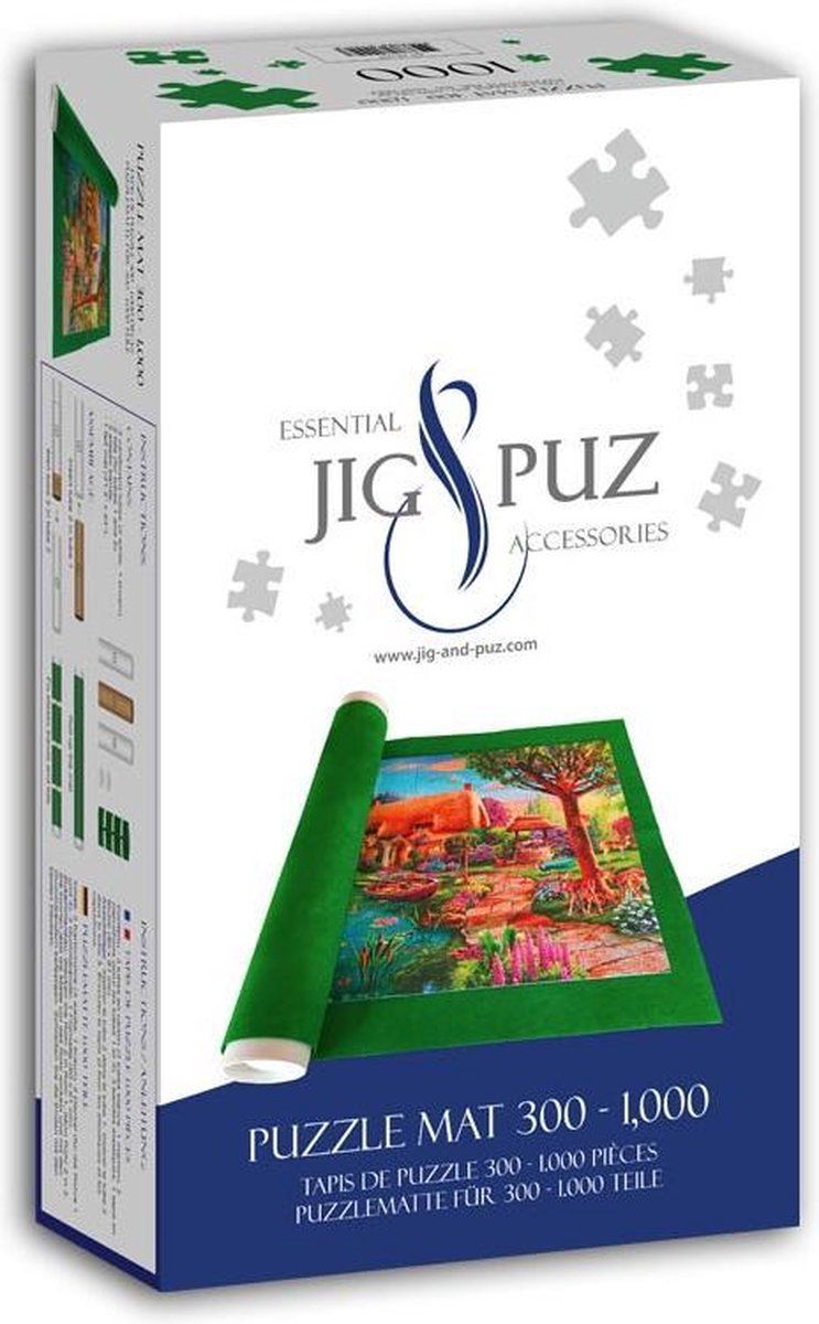 Jig Puz Puzzelopbergsysteem - Oprolbaar - 300 tot en met 1000 stukjes - Jig & Puz