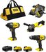 Stanley SFMCK469M2-QW Combikit 4 machines - 18V - 2 Accu's - Incl. tas