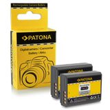 Patona 2x Batterij LP-E10 compatibel met Canon EOS 1100D 1200D Rebel T3 T5