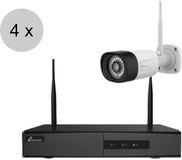 Nivian KIT1630W6-4 - 3MP camerasysteem met 4 camera's - 16 kanaals - 20m nachtzicht - wifi verbinding