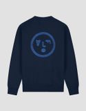 Olaf Pull Bleu Foncé Homme Coton XL
