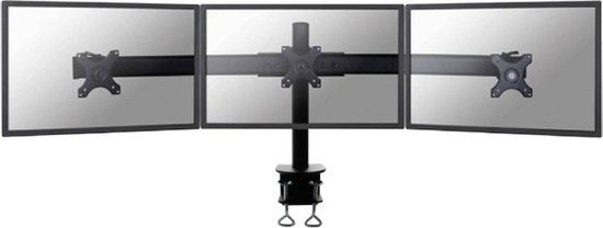 Neomounts FPMA-D700D3 Monitorarm - 3 Schermen - 10-27 inch - Zwart