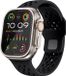 Qubix - Ultimate Sport Edition bracelet - Noir - Convient pour Apple Watch 44mm / 45mm / 46mm / 49mm