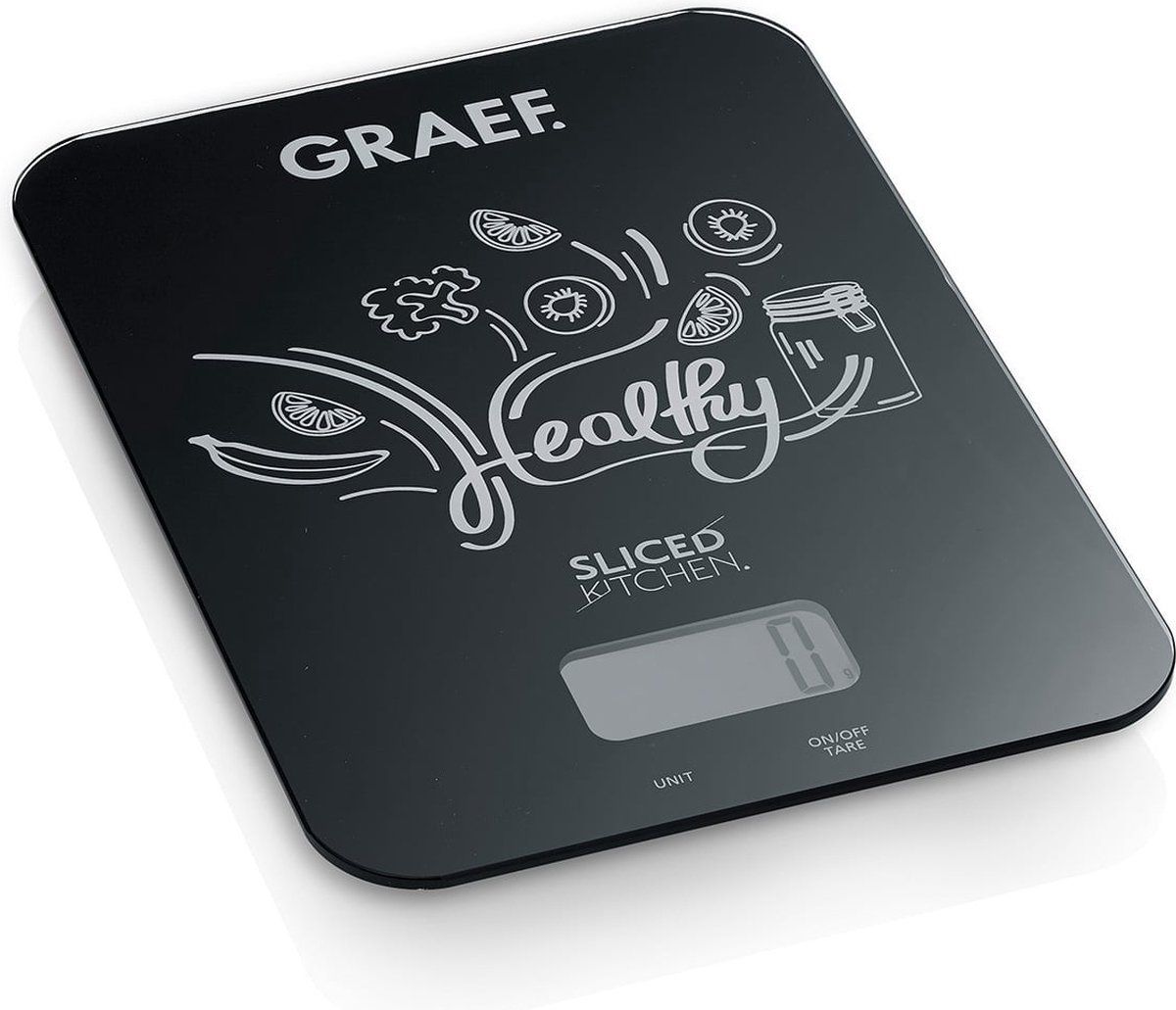 Graef KS 202 keukenweegschaal zwart